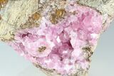 Cobaltoan Calcite Crystal Cluster - Bou Azzer, Morocco #185590-1